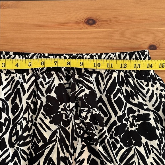 WITSMILE | Floral Pleated Midi Skirt | Elastic Waist Pleated A-Line Midi Skirt N - Picture 5 of 6